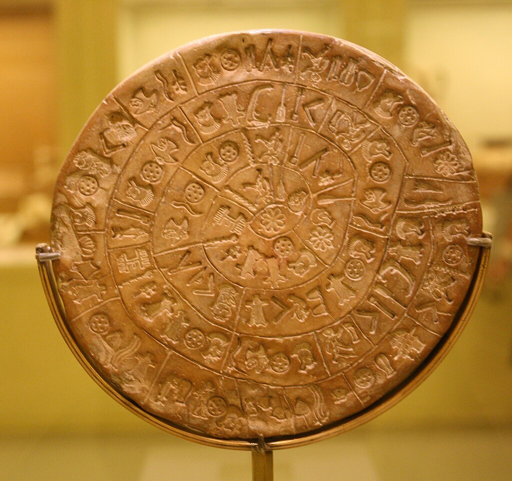 Side A of the Phaistos Disc