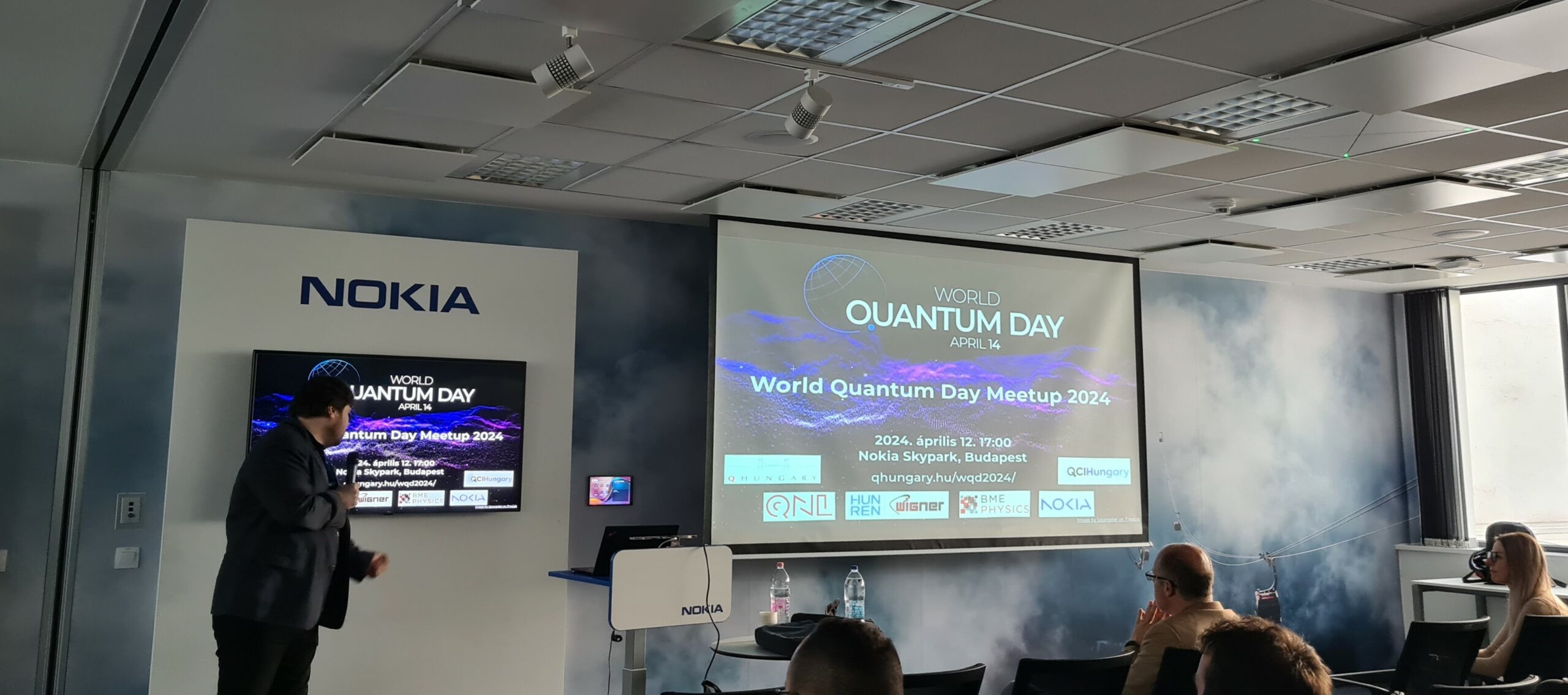 A 2024-es World Quantum Day a Nokia Skyparkban került megrendezésre