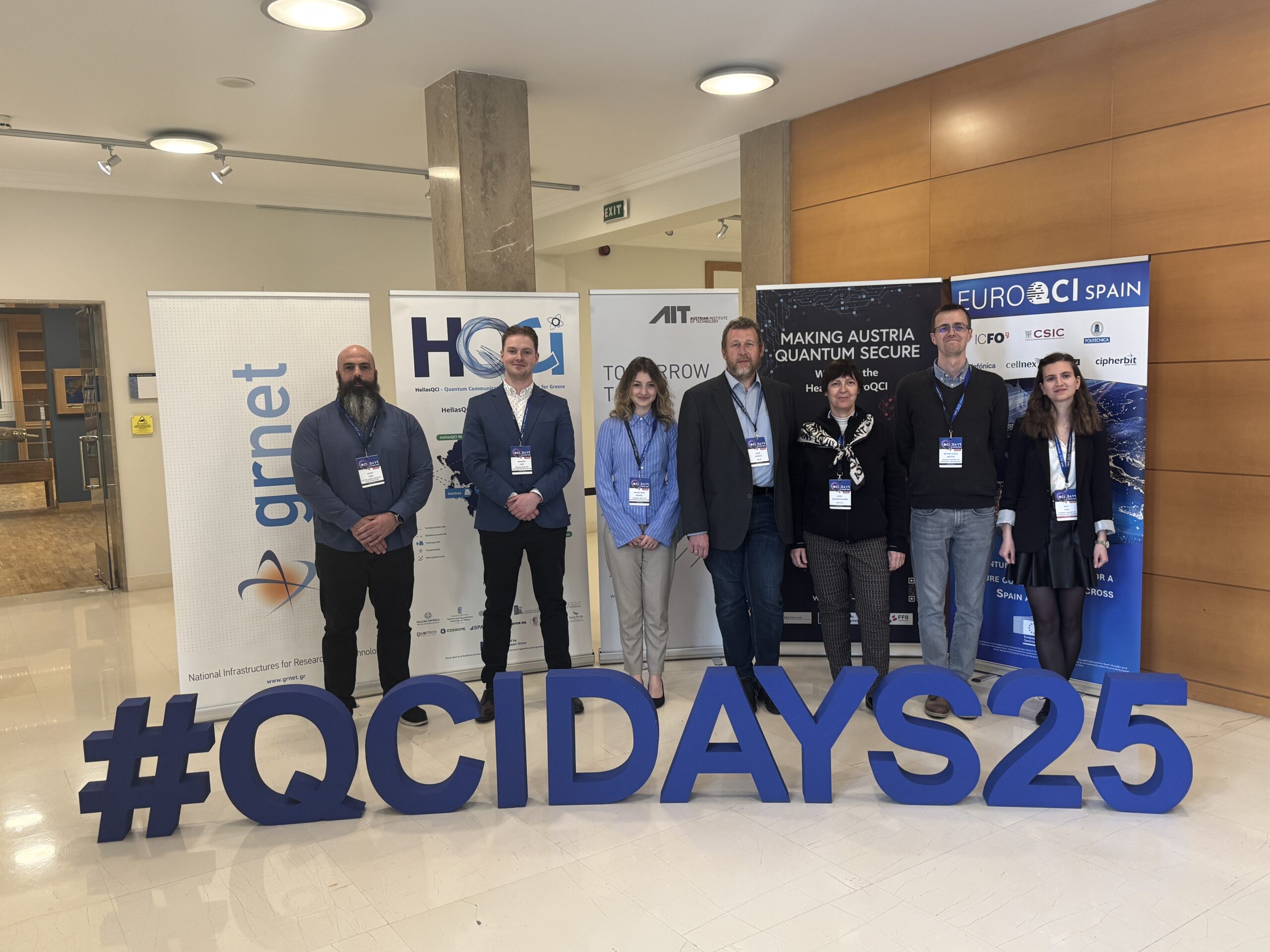 QCIDays Athén 2025 előadás magyar csapata